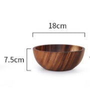 Acacia Wood Serving Bowl | Homio Culina