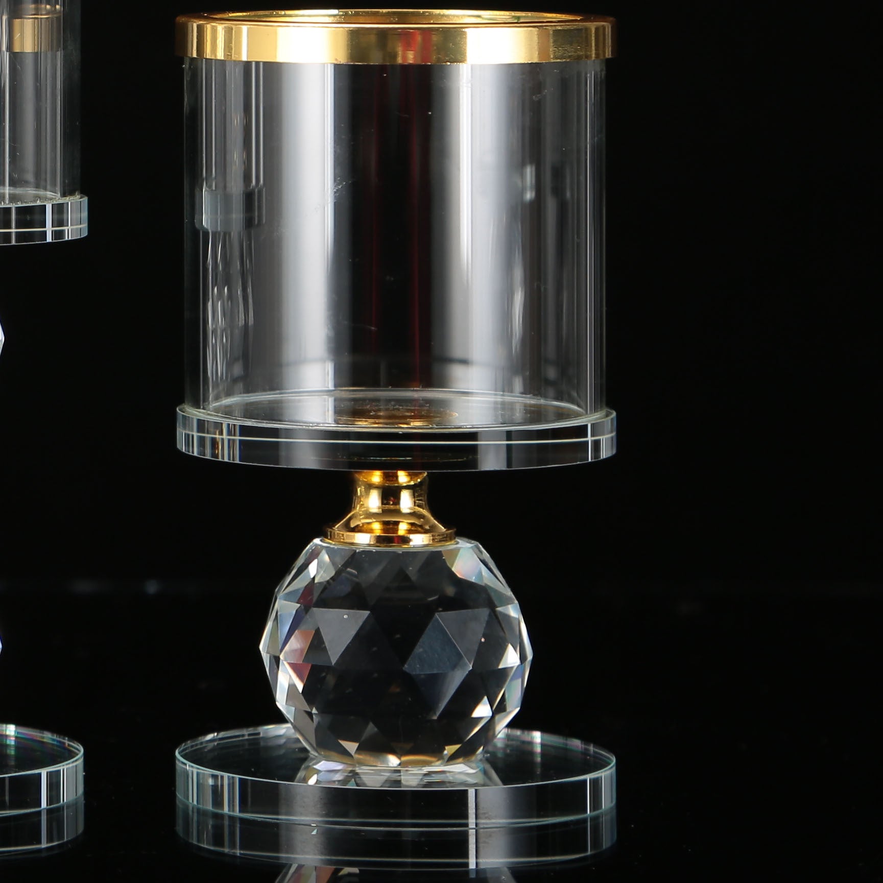 Velisse Tiered Crystal Candle Holder | Homio Domus