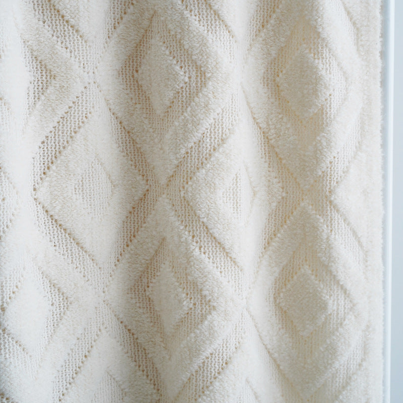 Aurelyn Jacquard Knit Blanket | Homio Somna