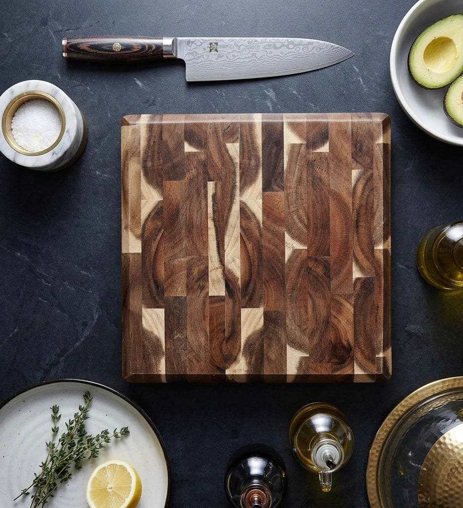 Patera Parquet Solid Wood Cutting Board | Homio Culina
