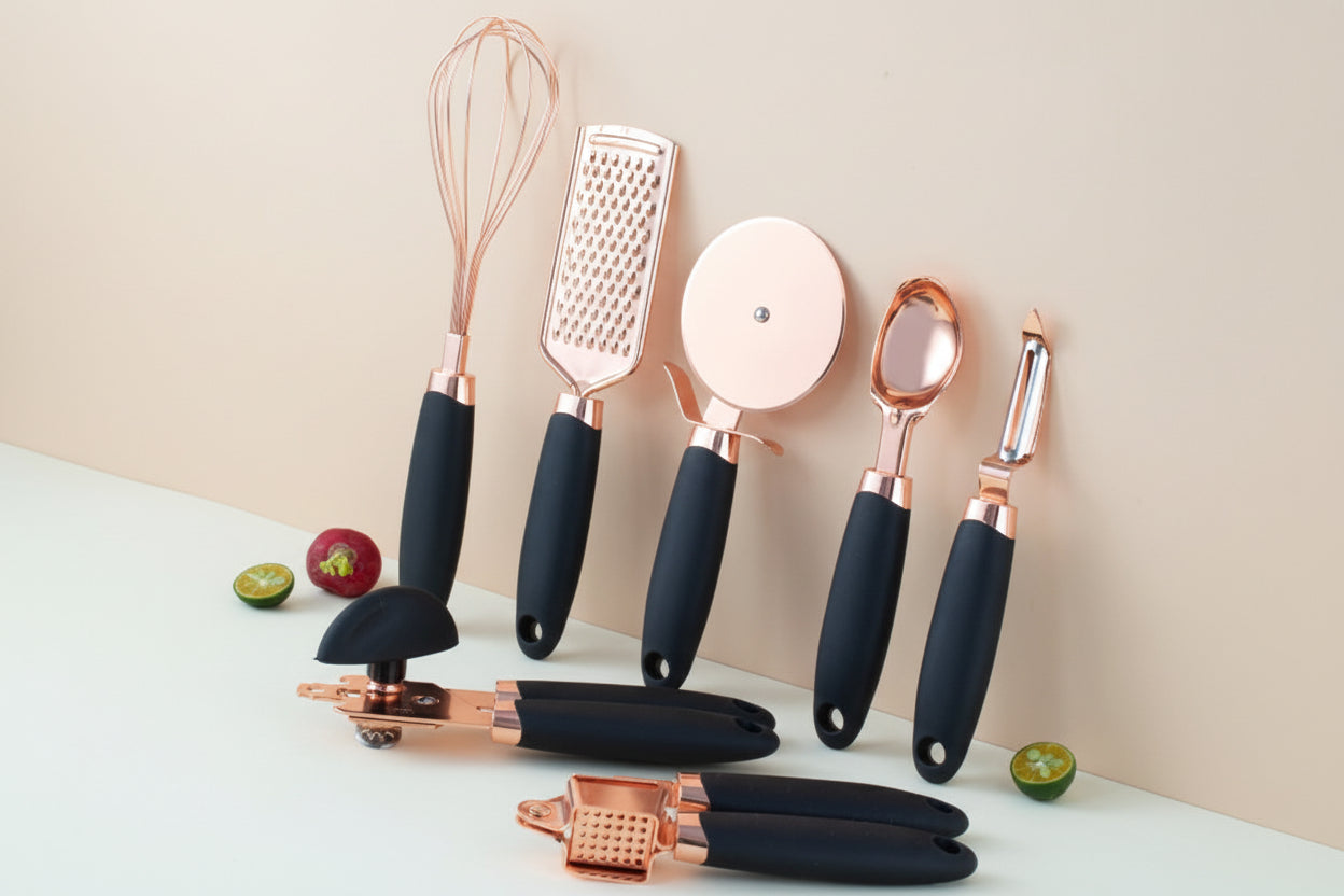 Rose Gilded Kitchen Set | Homio Culina