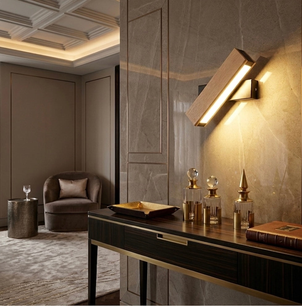Aero Wooden LED Wall Lamp | Homio Lumina