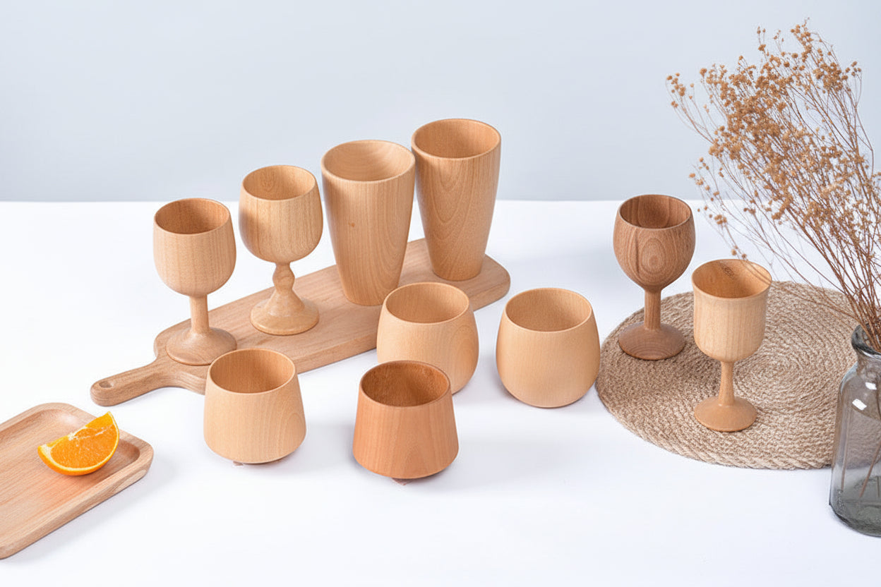 Oaken Sip Goblet | Homio Culina