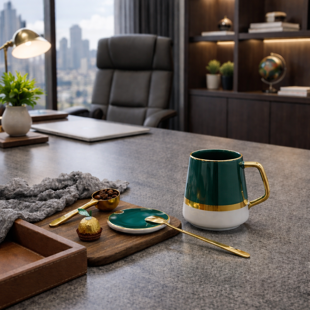 Azure Peak Coffee Cup Set | Homio Culina
